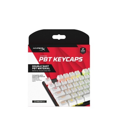 HyperX PBT Double Shot Keycaps - Putih